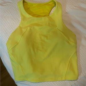 Lulu Lemon Tank Highlight Yellow